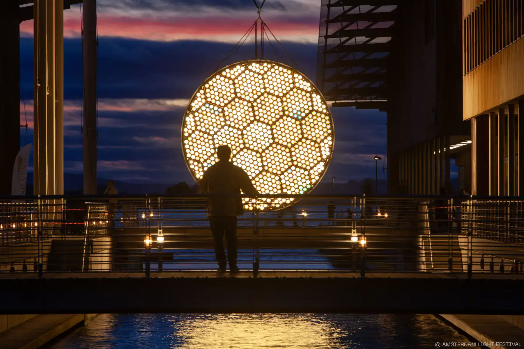 an light installation for Amsterdam Light Festival
